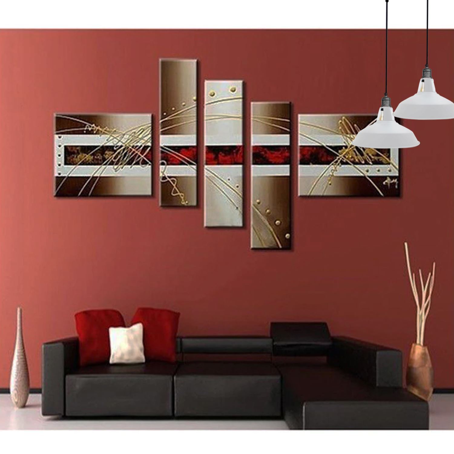 Modern Barn Shade Ceiling Light Fixture in various colors, showcasing its stylish design and E27 lamp base.