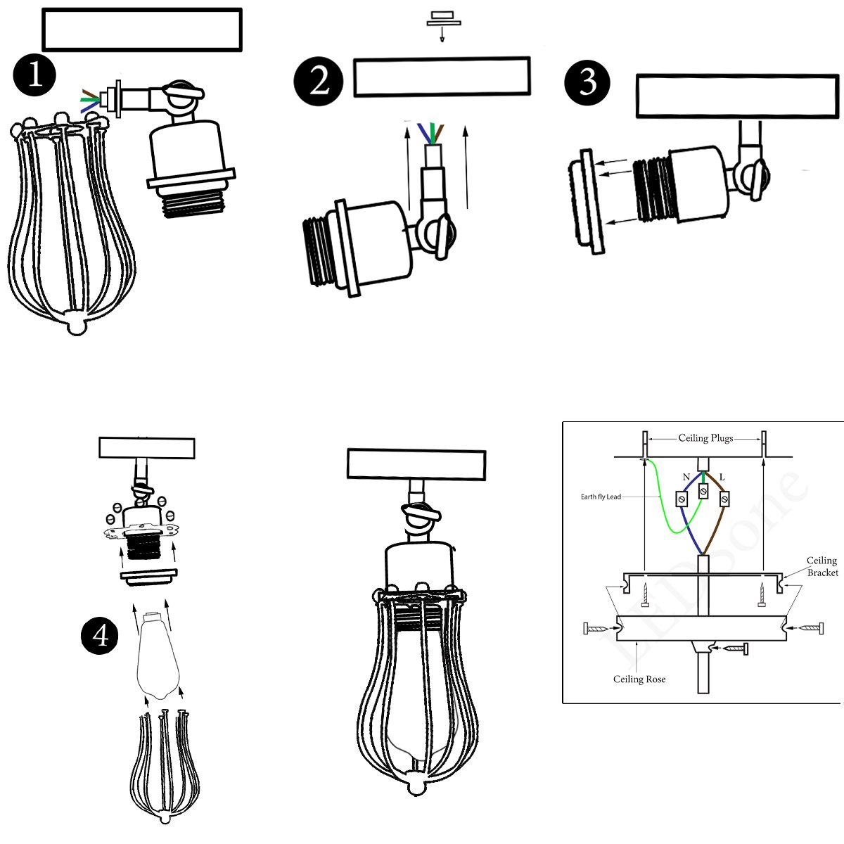 Modern Industrial Chrome Flex Arm Retro Light Cage Ceiling Fixture showcasing a stylish metal cage design with a chrome finish.