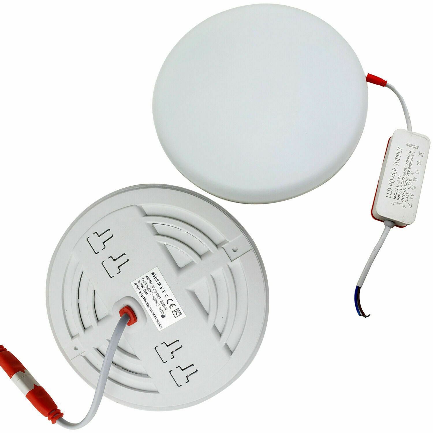 Modern LED Round Recessed Ultra Slim Ceiling Flat Panel Down Light with a sleek design, perfect for stylish home lighting.