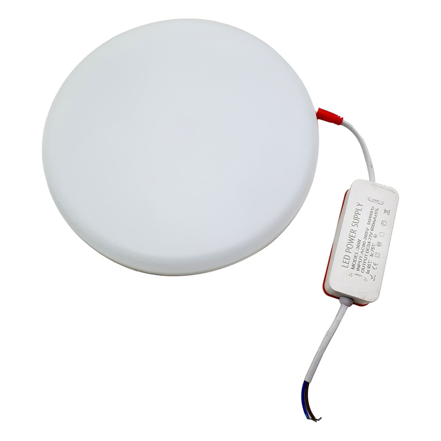 Modern LED Round Recessed Ultra Slim Ceiling Flat Panel Down Light with a sleek design, perfect for stylish home lighting.