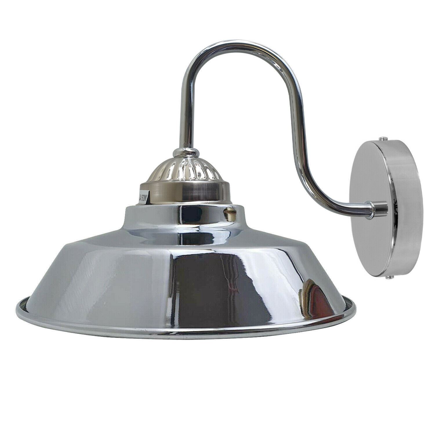 Modern Retro Wall Mounted Metal Sconce Light in black, featuring a sleek cone design, perfect for indoor kitchen and dining areas.