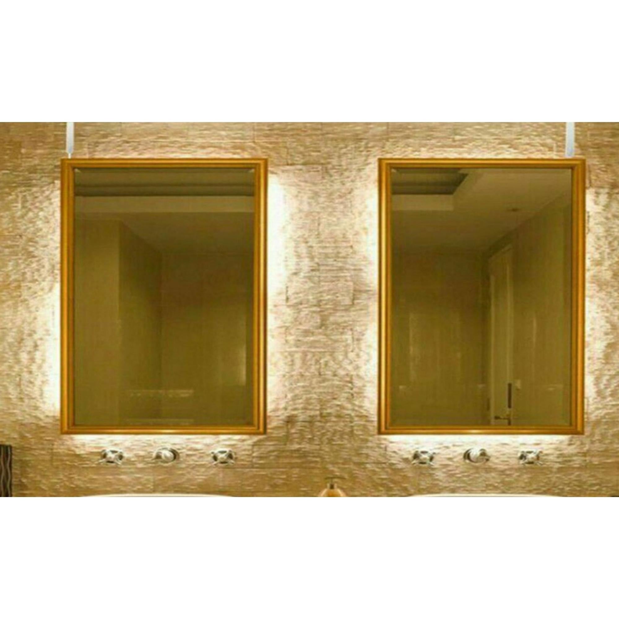 Motion Sensor LED Light Strips installed in a wardrobe, illuminating the interior with bright light.