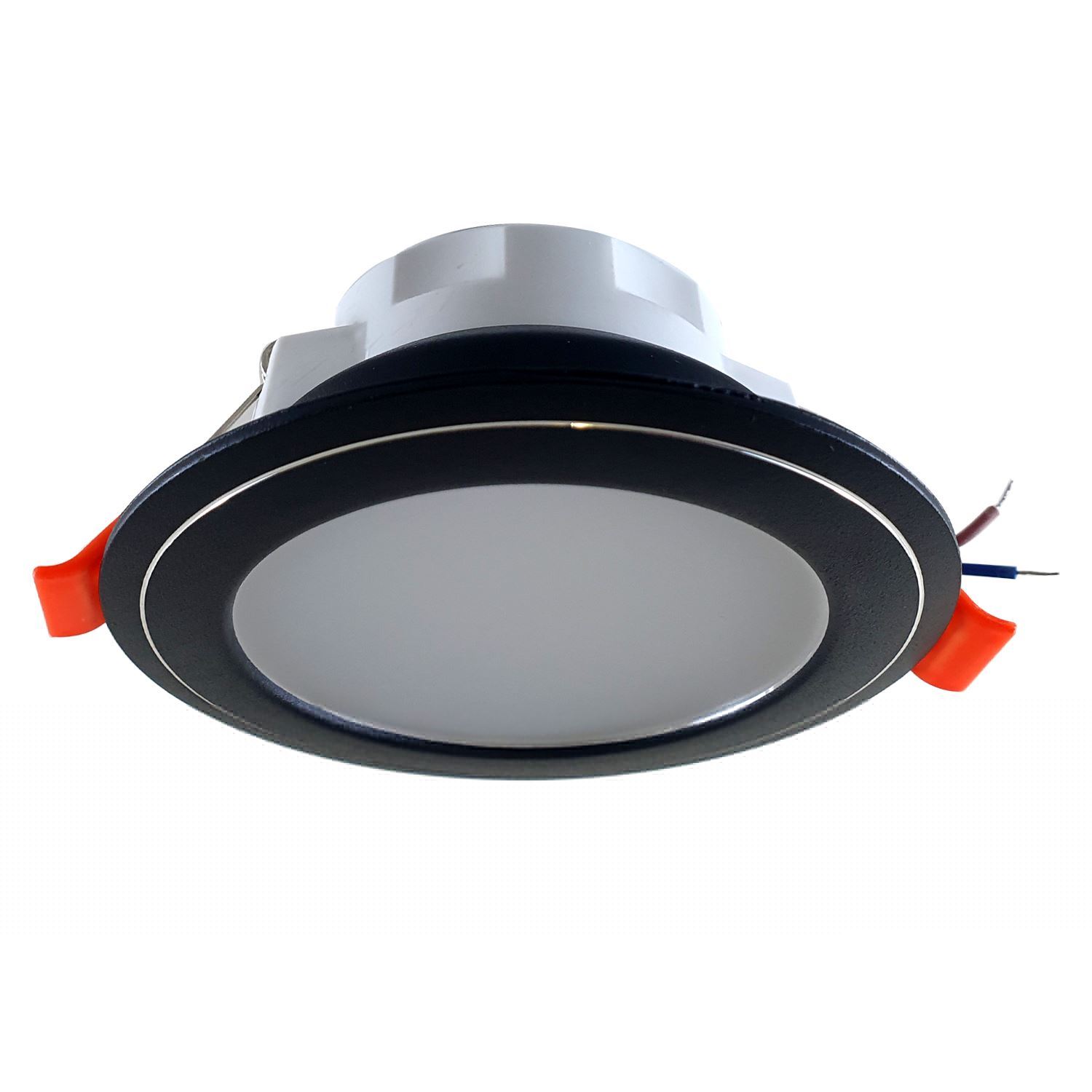 New LED Recessed Ceiling Round Panel Down Light in cool white and warm white options, showcasing its sleek design and modern aesthetic.