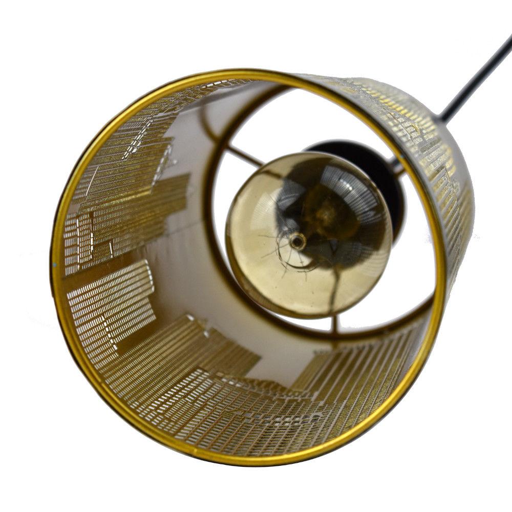 New Modern New York Ceiling Pendant Lamp Shade in black, showcasing its sleek design and industrial style.