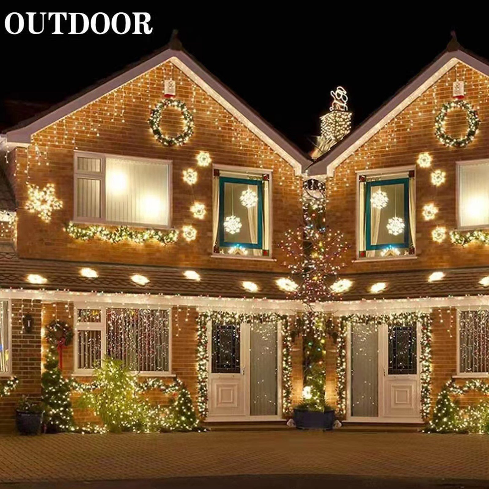Outdoor Solar Copper Wire Light String Lights with remote control, showcasing flexible copper wire design and vibrant colors.
