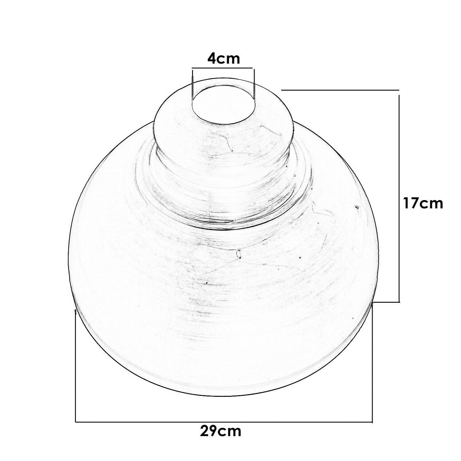 Retro Curvy Metal Easy Fit Lamp Shade in Rustic Red, showcasing its unique design and sturdy metal construction.