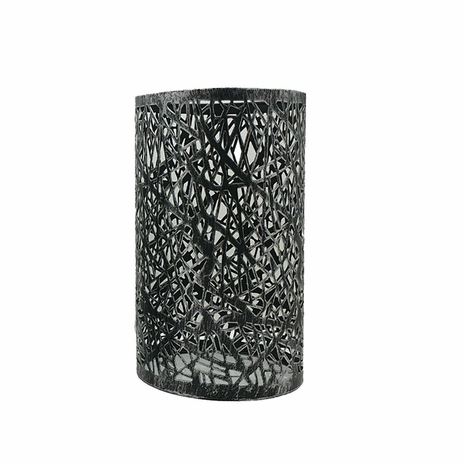 Retro Drum Cage Hanging Pendant Lamp Shade in various colors, showcasing its industrial design and versatility.