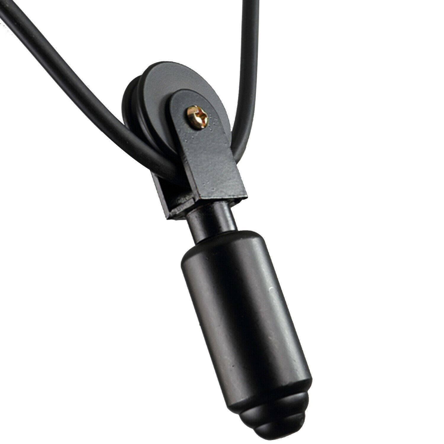 Retro Loft Adjustable Antique Metal Pendant Ceiling Light with black finish and adjustable height, perfect for stylish ambient lighting.