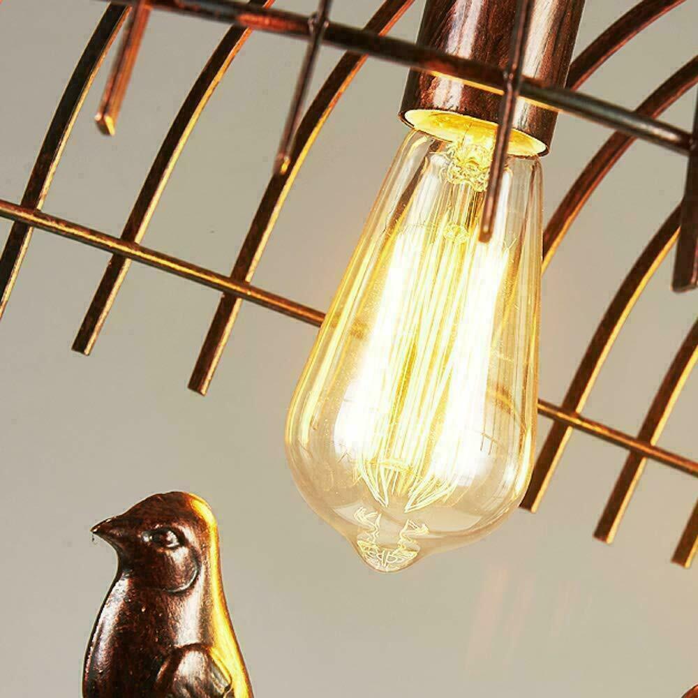 Vintage Bird Cage Chandelier Pendant Light showcasing intricate design and elegant finish, perfect for home decor.