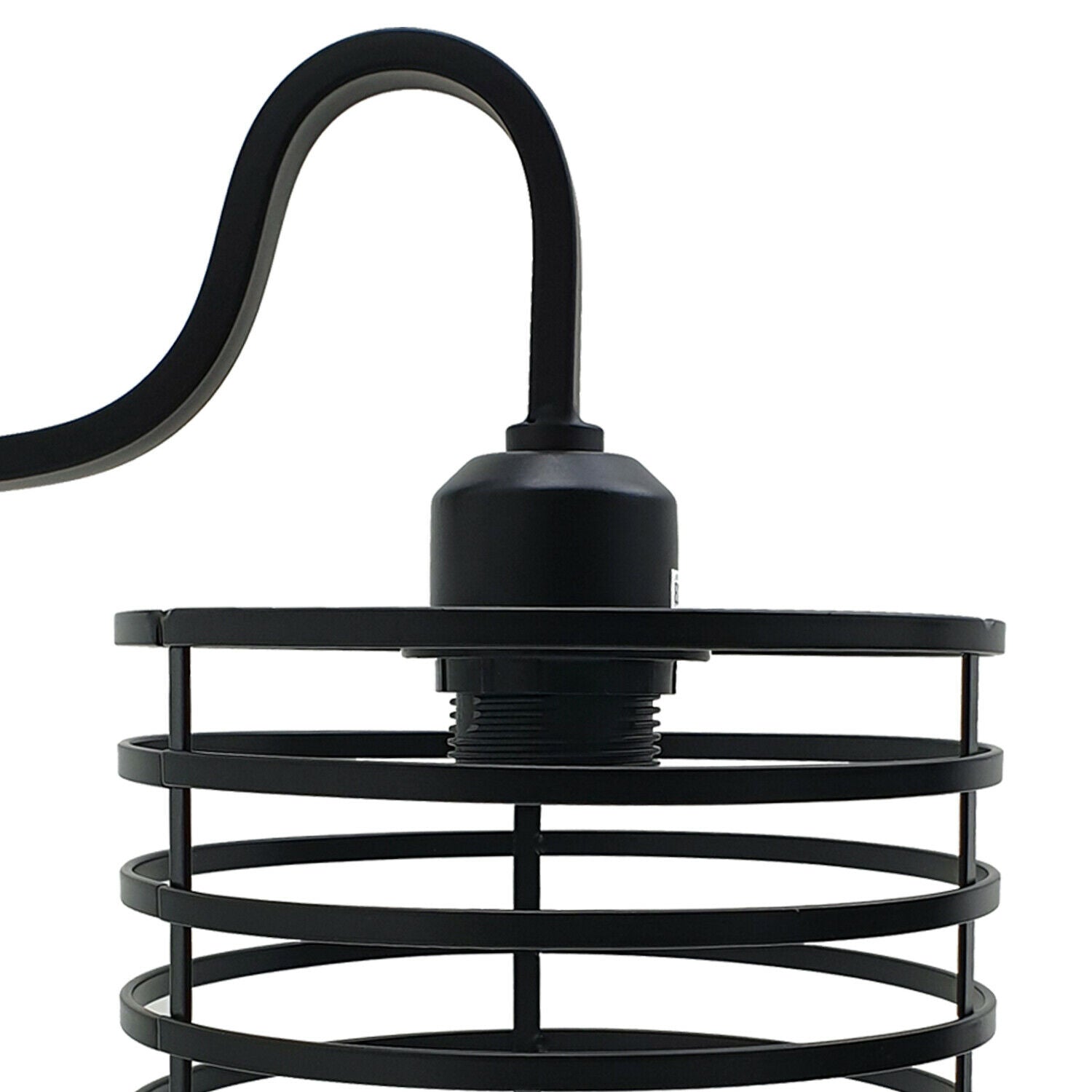Vintage Industrial E27 Base Wall Light Sconce Lamp with metal cage design, perfect for rustic home decor.