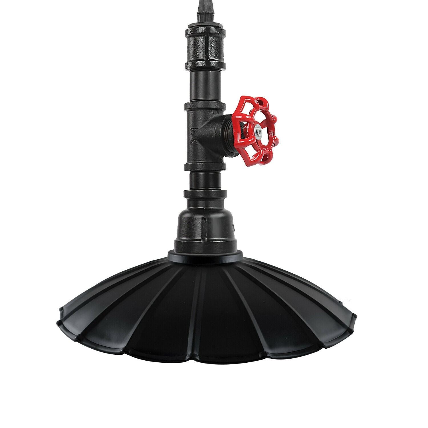 Vintage Style Industrial Pendant Light featuring a steampunk pipe design, ideal for cafes and restaurants.