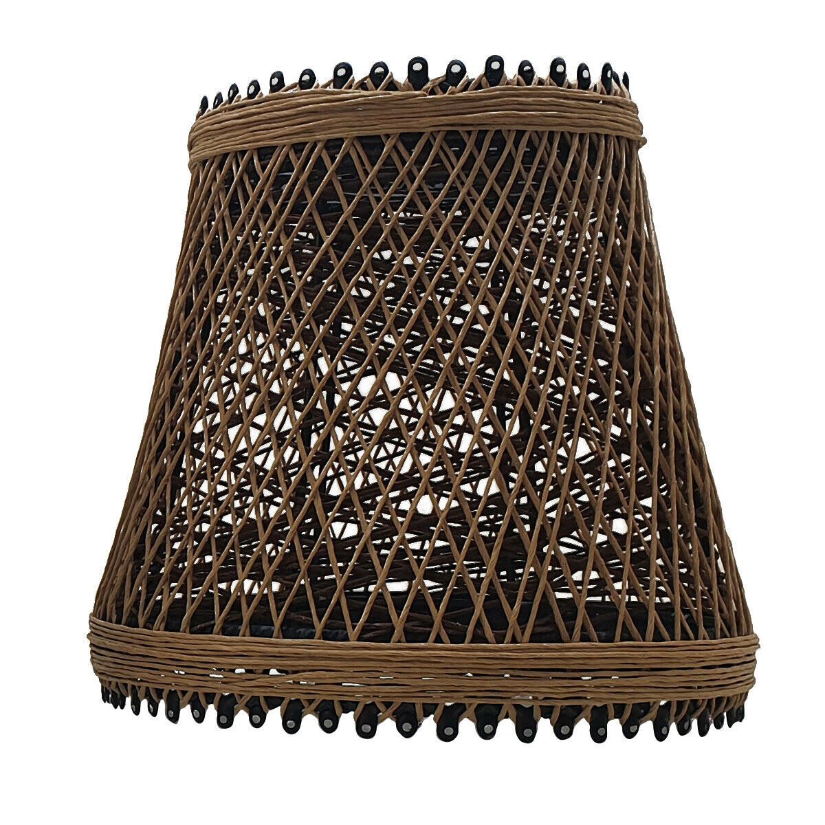 Woven Rattan Creative Lamp Cage showcasing intricate vine design, perfect for stylish home decor.
