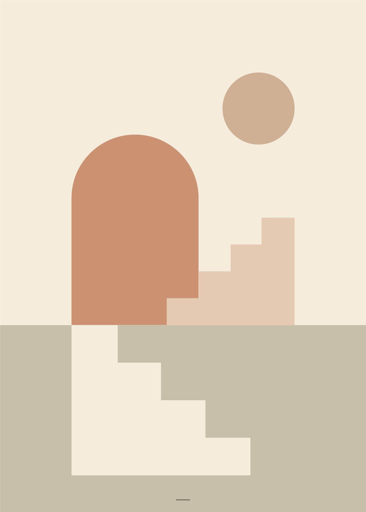 Abstract Composition IV art print showcasing vibrant colors and intricate details, perfect for framing.