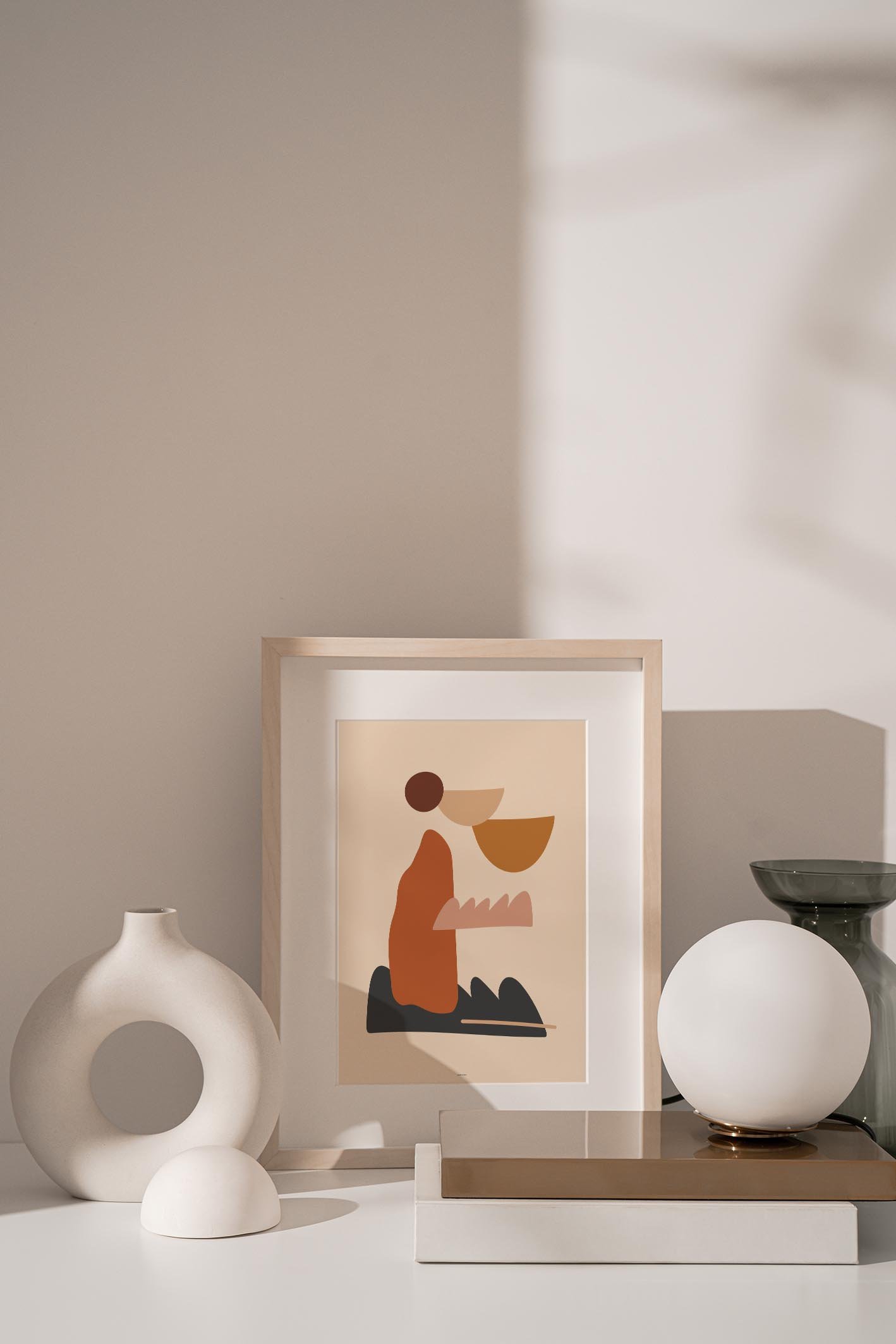 Abstract Organic Composition IX print showcasing vibrant colors and intricate designs, perfect for home or office decor.