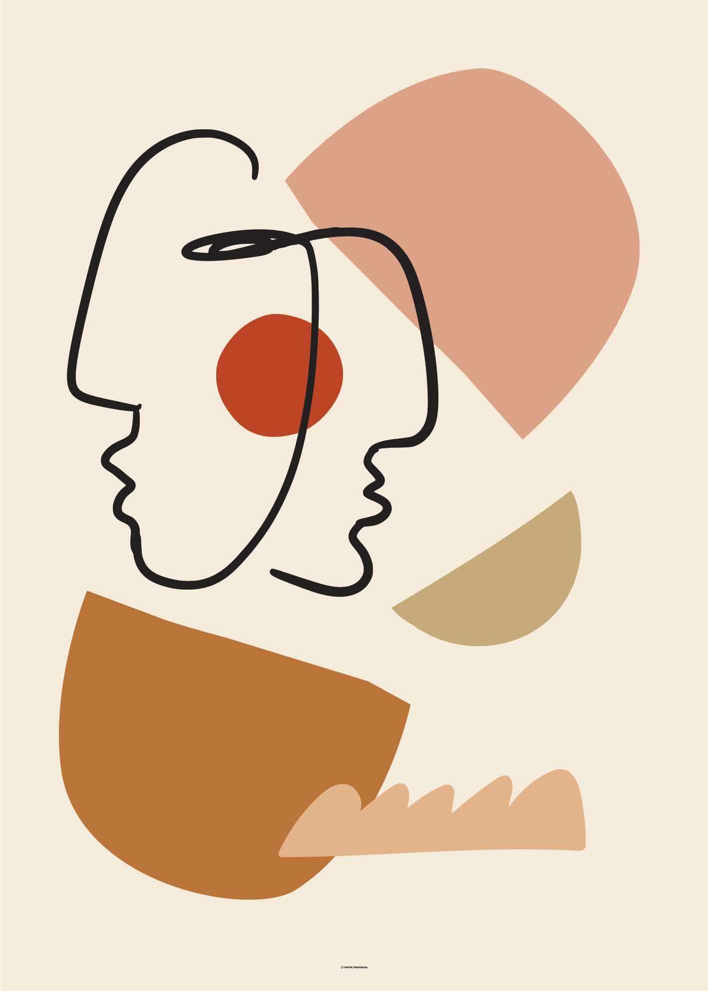 Abstract Organic Doodles II artwork featuring intricate doodle designs in vibrant colors, printed on high-quality stock.