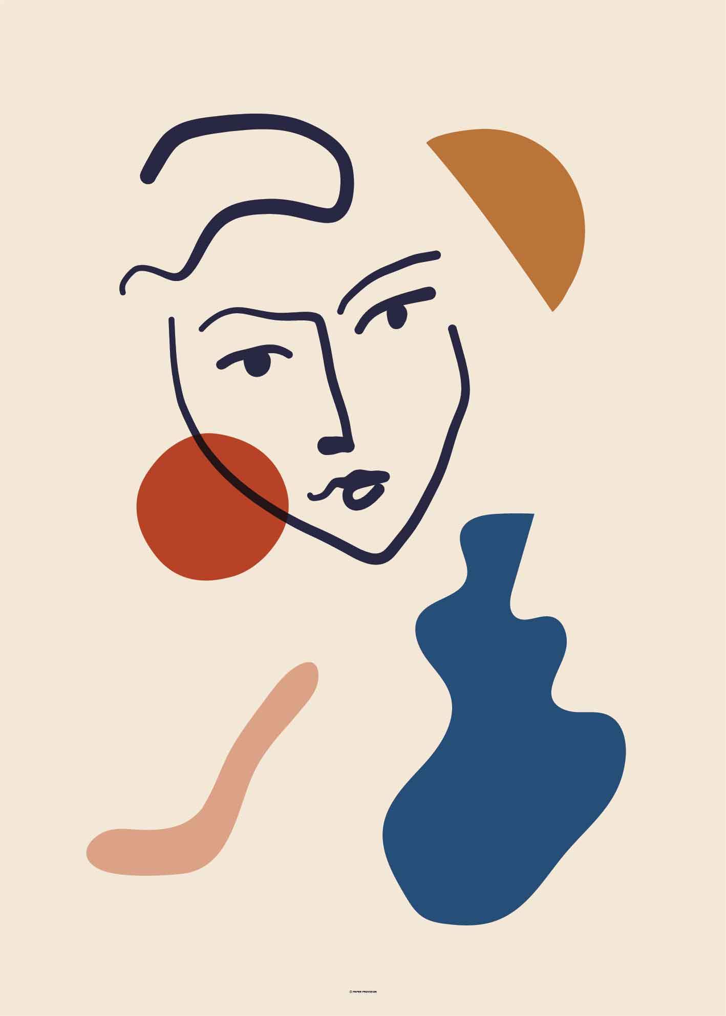 Abstract Organic Doodles IV art print featuring intricate designs and vibrant colors, perfect for home or office decor.