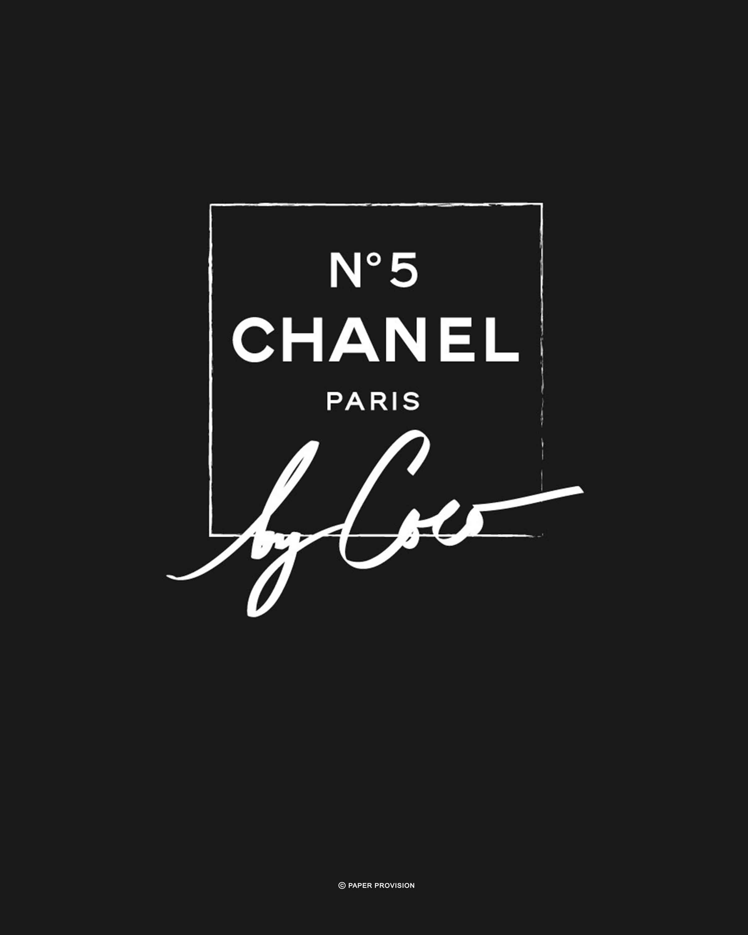 By Coco (Noir) art print featuring modern design and vibrant colors, suitable for various frame sizes.