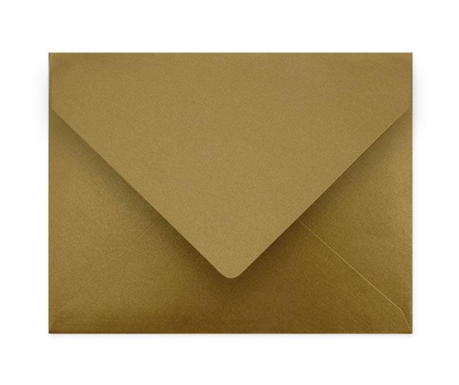 A box of 25 C5 Gold Envelopes with a metallic finish, ideal for invitations and special events.