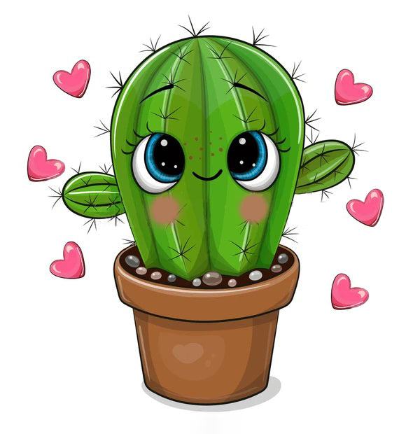 Cactus CS2706 Crafting Spark Diamond Painting Kit with tools and colorful acrylic diamonds displayed on a table.