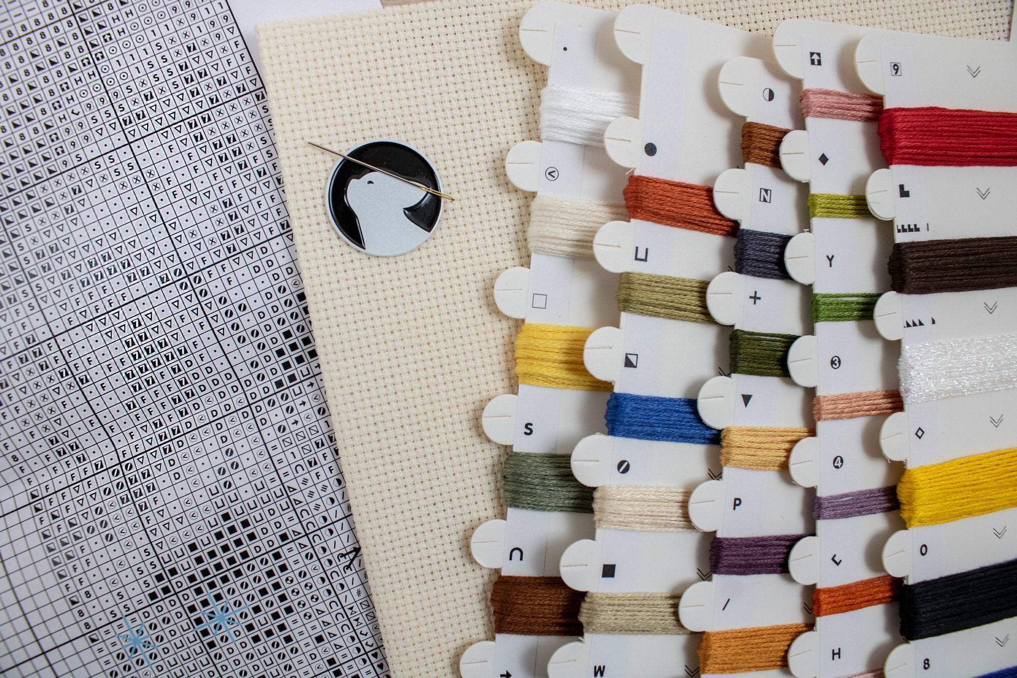 Christmas Miracle Stocking L8050 Counted Cross Stitch Kit featuring vibrant colors and high-quality Aida canvas.