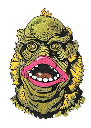 Classic Monster Portraits embroidered patch featuring vibrant designs of iconic monsters on a cotton base.