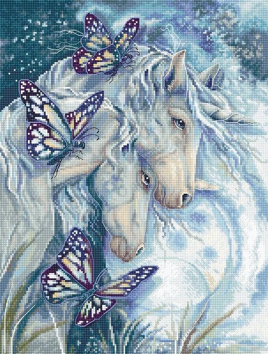 Counted Cross Stitch Kit Together We Are Magic Leti950 featuring vibrant threads and canvas.