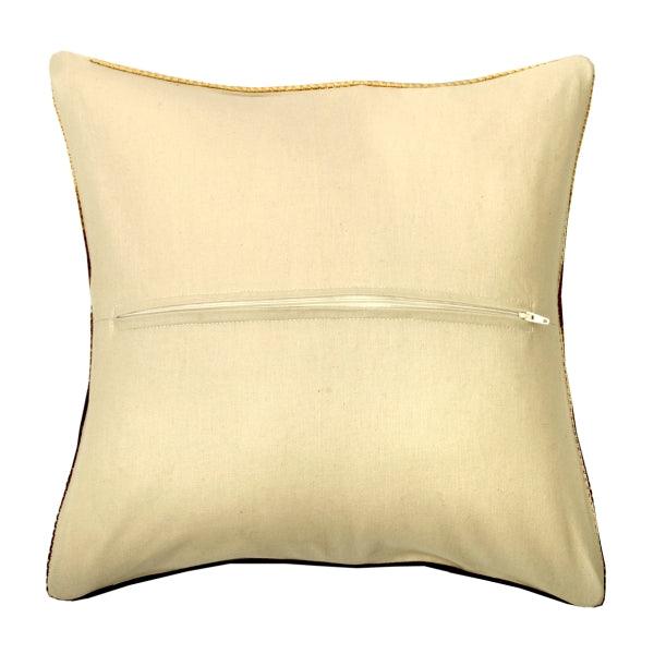 Cushion backs with zipper in ecru color, dimensions 44x44 cm, designed for 40x40 cm cushion covers.