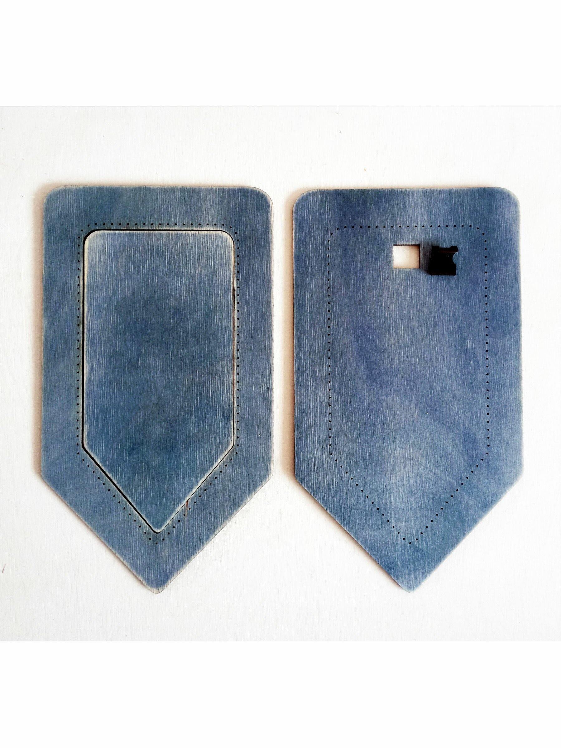 Handmade wooden cross stitch display frame by Neocraft, showcasing a beautiful design with internal dimensions of 9.5x19cm.