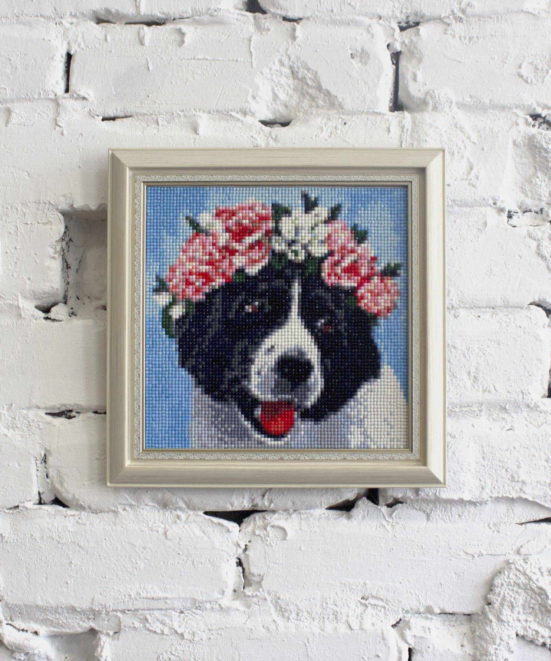 Grace CS273 Crafting Spark Diamond Painting Kit with square acrylic diamonds and self-adhesive canvas.