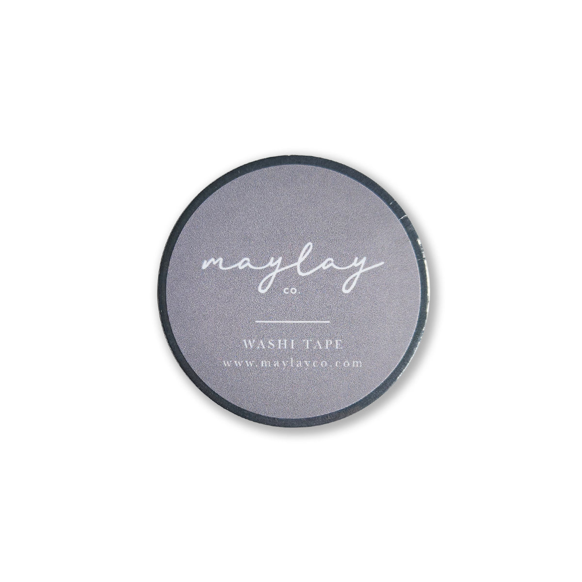 I Am Grateful Washi Tape in Slate Blue, showcasing its elegant design and packaging.