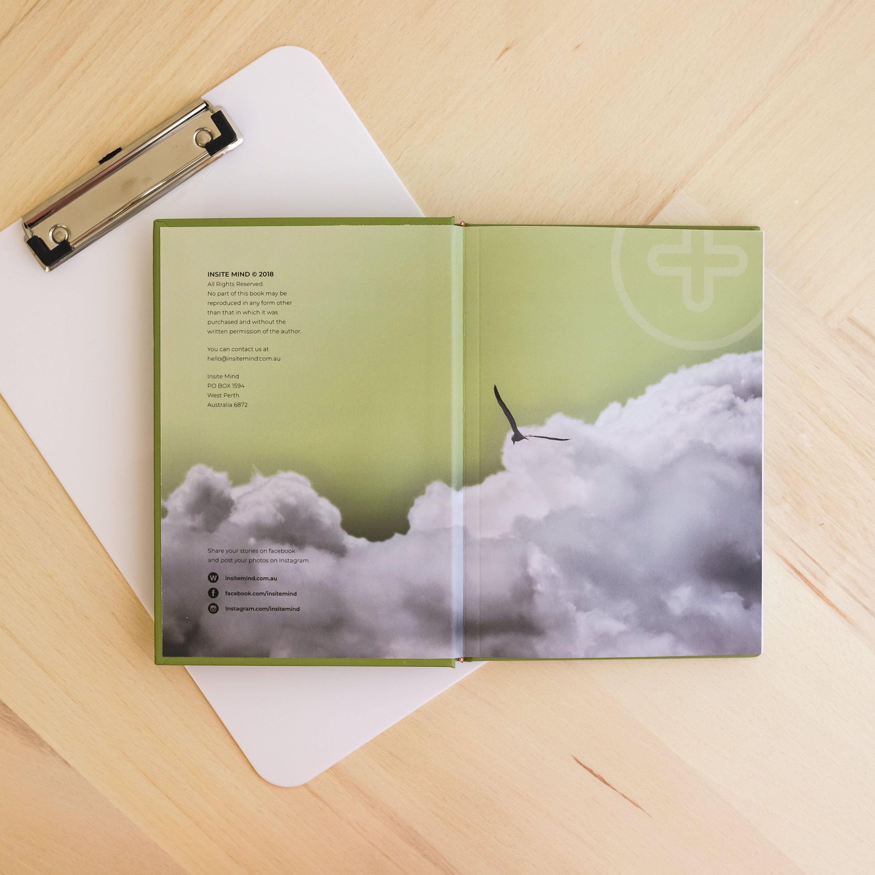 A beautifully designed A5 hardcover workbook titled 'Love Thy Self' featuring colorful pages and motivational quotes for self-love and personal growth.