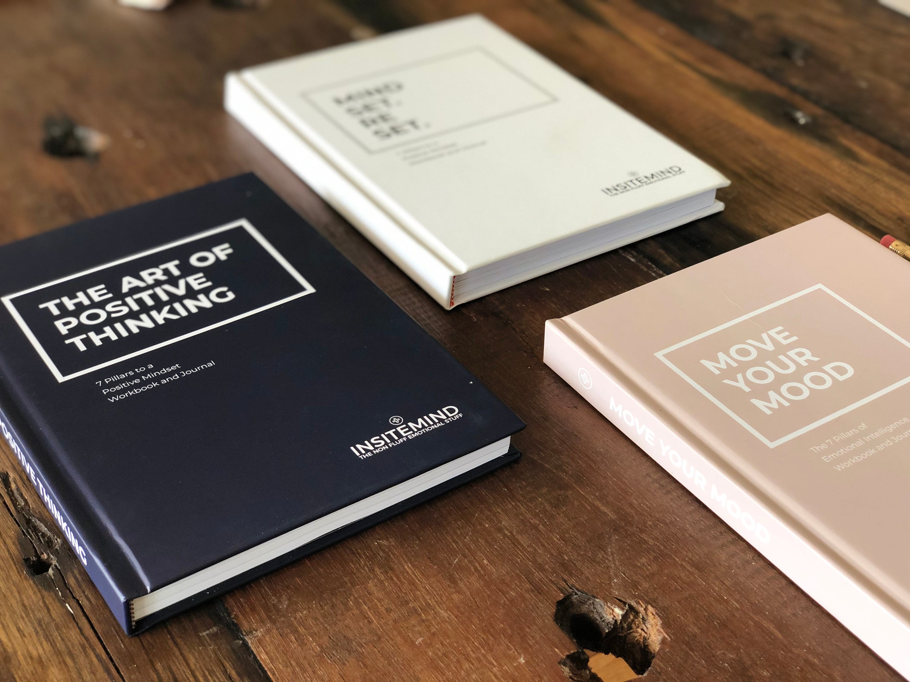 Mindset Reset Workbook and Journal featuring a beautiful cover design, open to a page with guided exercises and reflections.