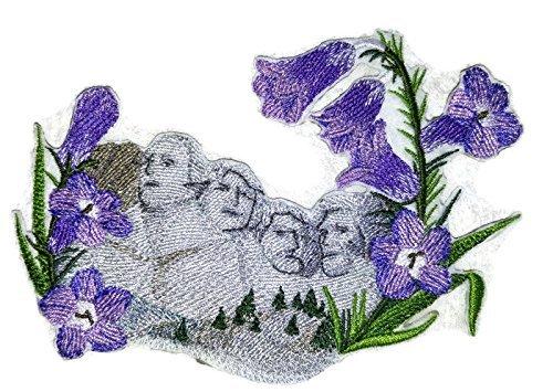 Mount Rushmore Medley embroidered patch featuring iconic faces, suitable for iron-on or sewing applications.