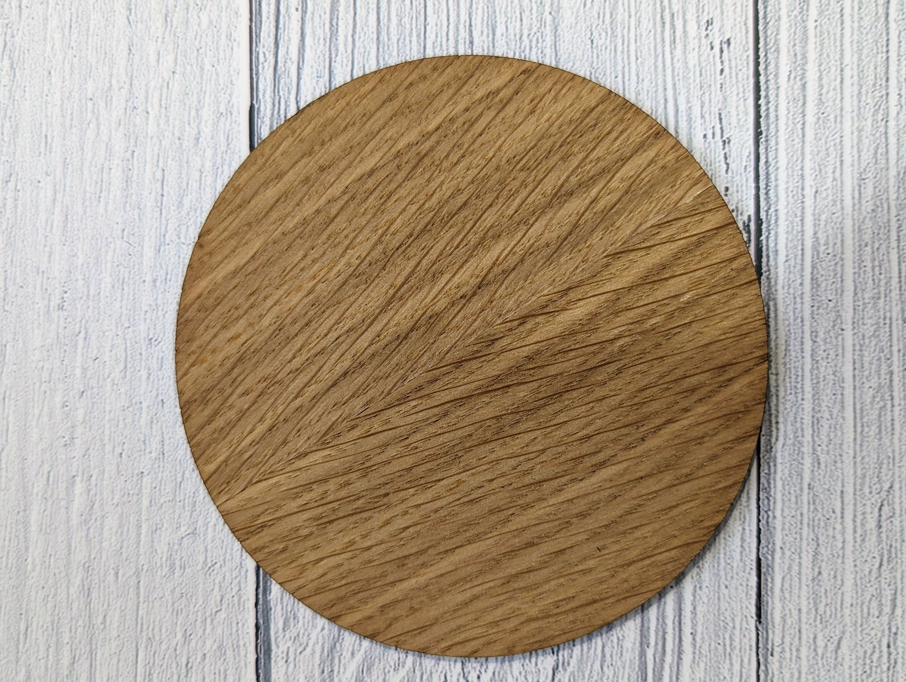 Set of Northern Ireland Coasters made from oak veneered MDF, featuring the Northern Ireland flag engraving.