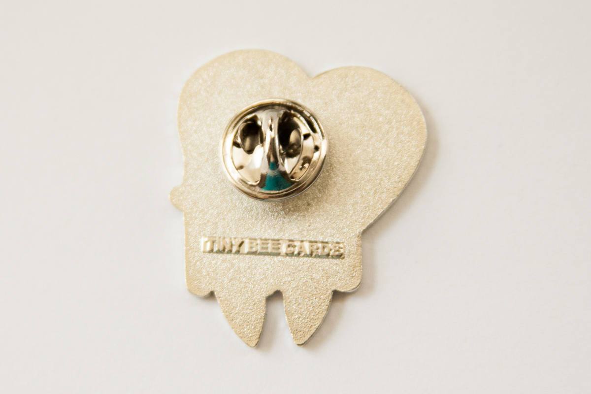 Otters Holding Hands Hard Enamel Pin featuring two otters with the text 'You're My Significant Otter' in a playful design.