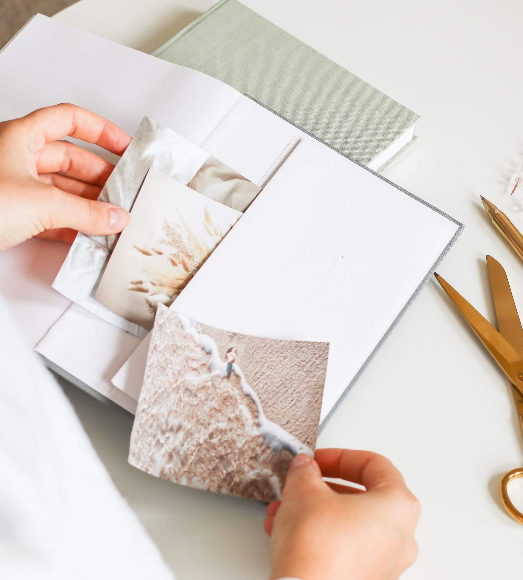 Ponderlily Weekly Planner 2023 in Midnight Blue with copper foil lettering, showcasing its elegant design and eco-friendly materials.