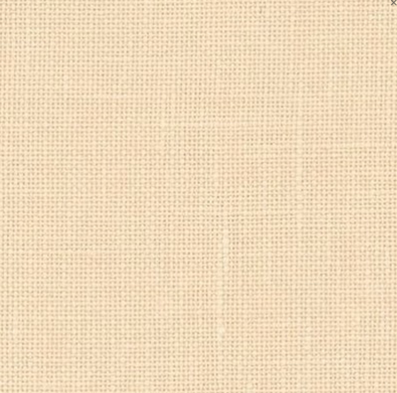 Precut Zweigart Belfast 3609/233 Antique Ivory canvas, 32 count, 100% linen, dimensions 48x68 cm, ideal for embroidery projects.