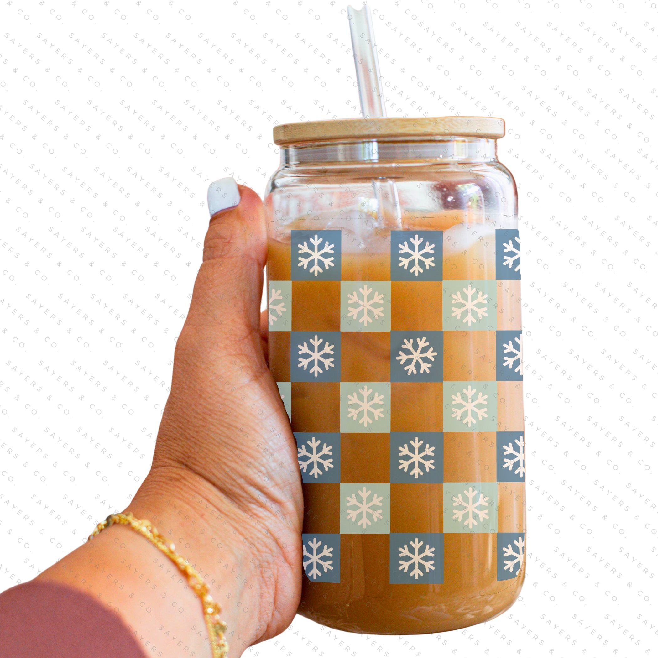 PRINTED Sublimation Transfer featuring Milk Milk Sugar design for custom Christmas cups.