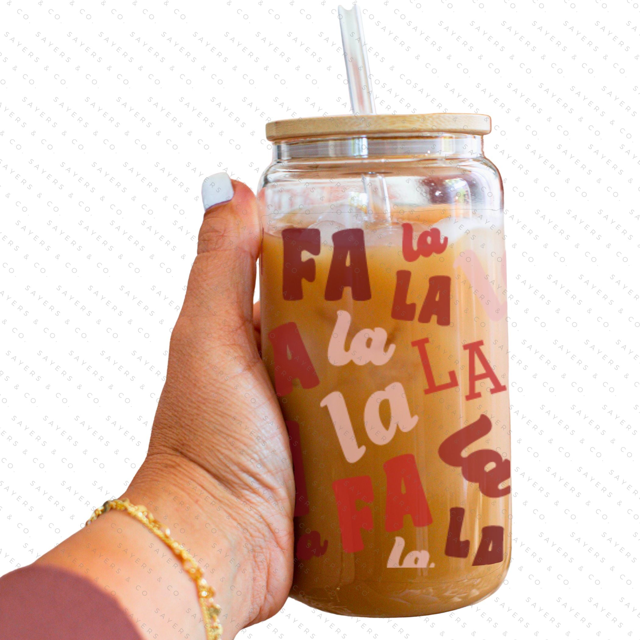 PRINTED Sublimation Transfer featuring Milk Milk Sugar design for Christmas cups, showcasing vibrant colors and festive theme.