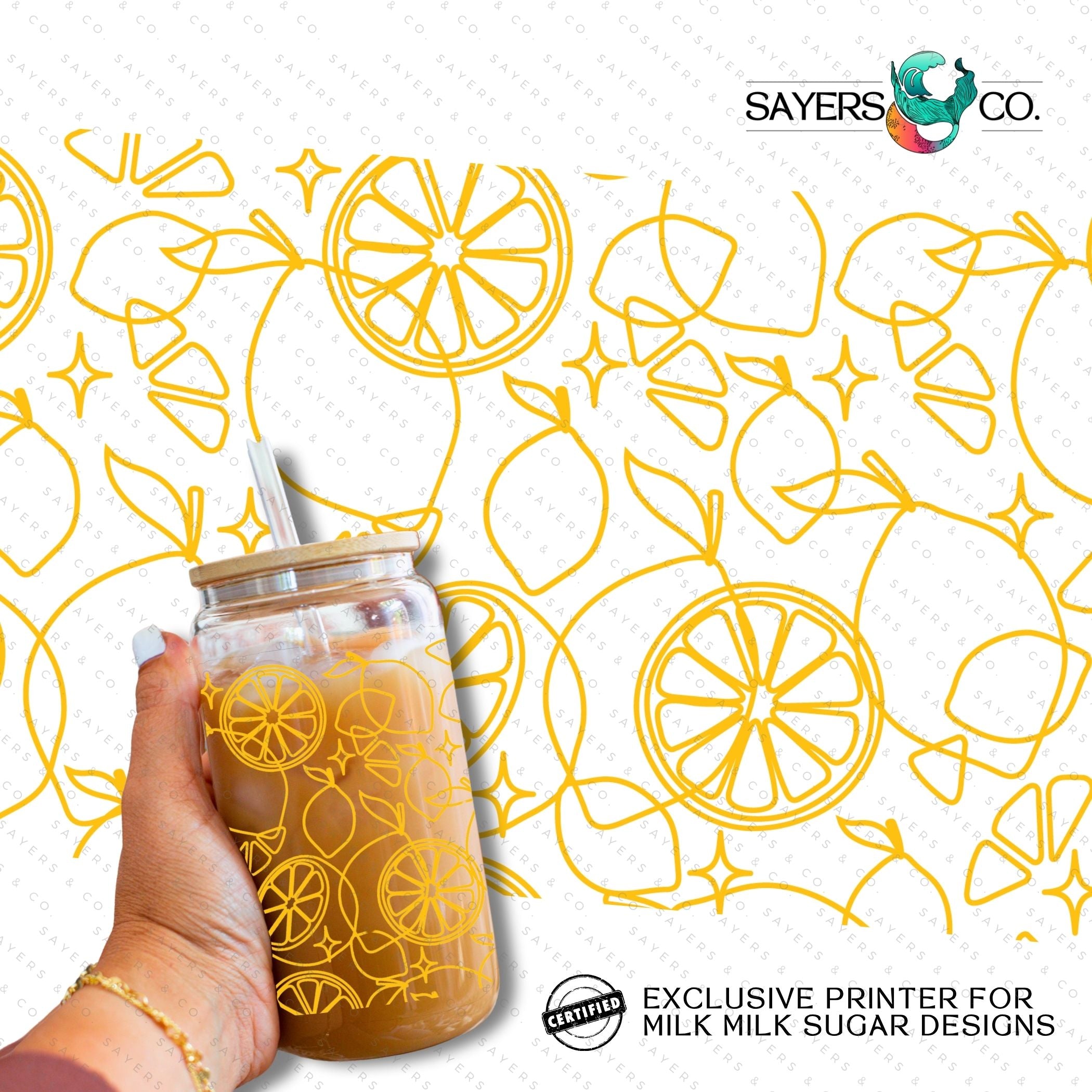 PRINTED Sublimation Transfer or Vinyl Print featuring Milk Milk Sugar Certified design, suitable for tumblers and various surfaces.