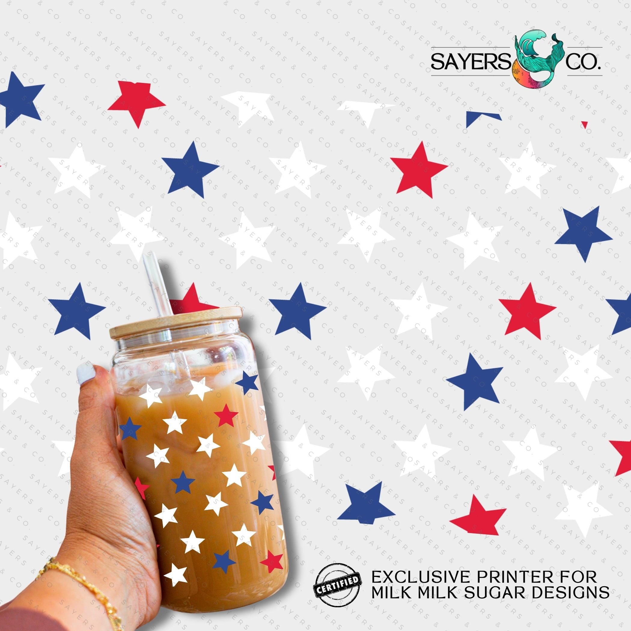 PRINTED Sublimation Transfer or Vinyl Print featuring Milk Milk Sugar Certified design, ideal for tumblers and various hard surfaces.