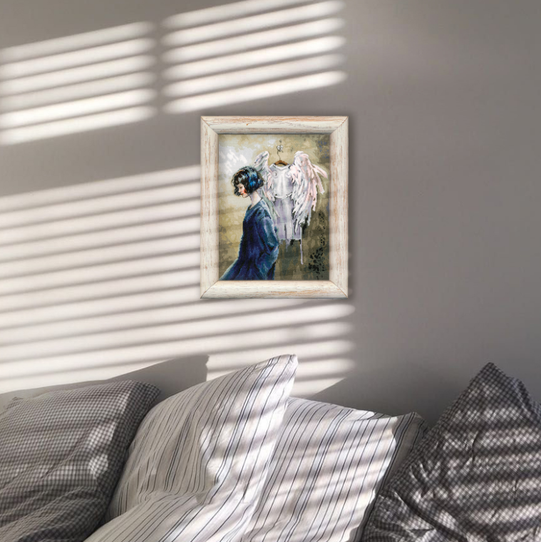 See You in a New Day M929 Counted Cross Stitch Kit featuring Aida 16 canvas, cotton threads, needle, and chart.