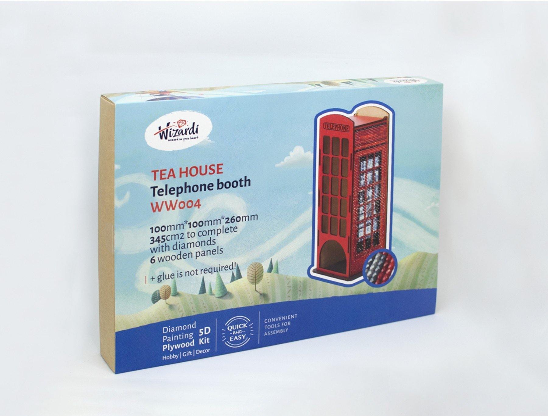 Smile Diamond Painting Kit WW060 featuring an owl design with colorful acrylic rhinestones and crafting tools.