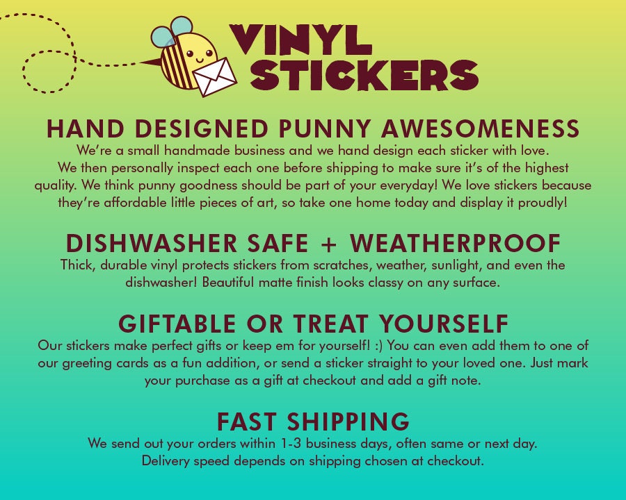 A vibrant vinyl sticker featuring a cute sun cat design, perfect for personalizing items.