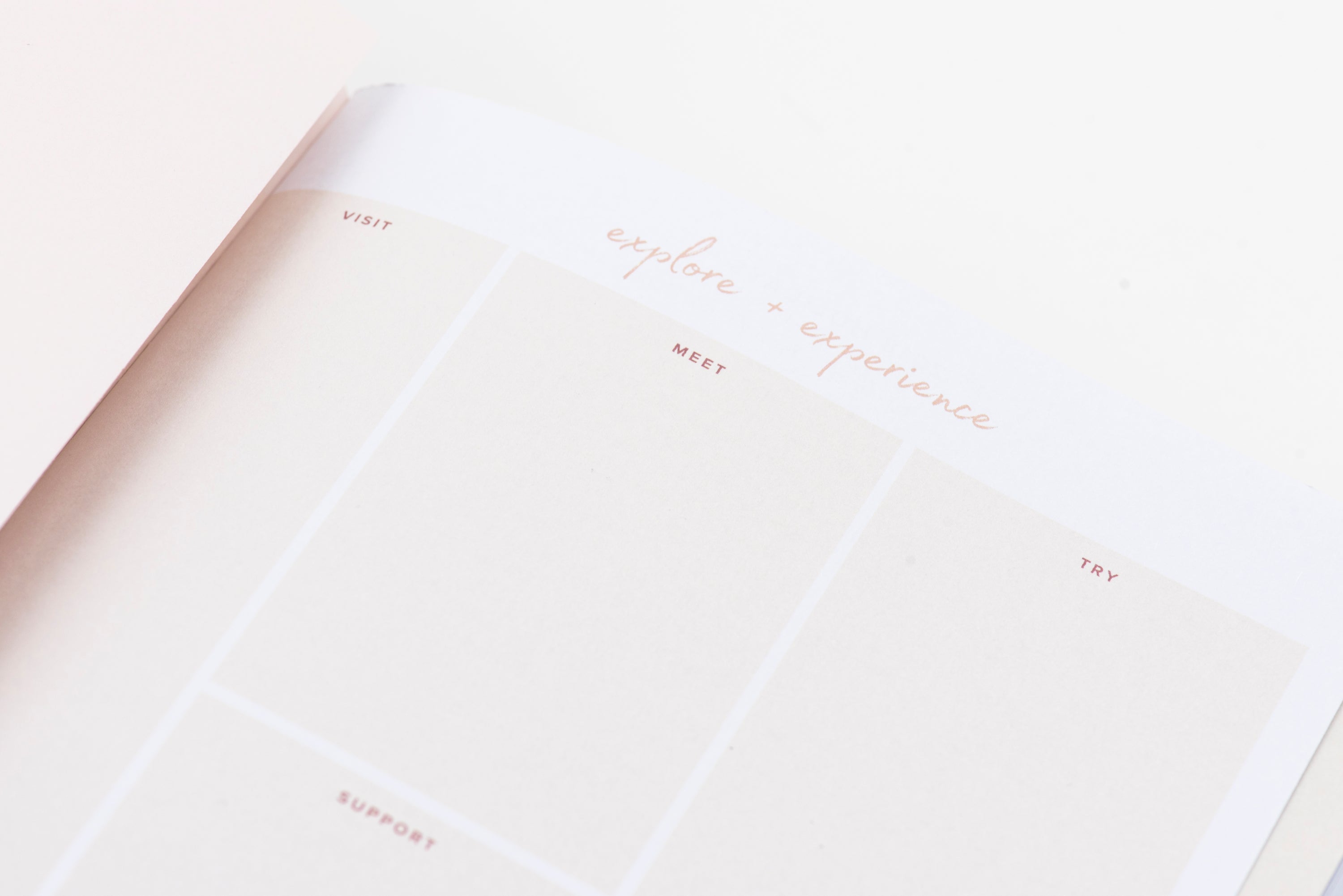 Undated Weekly Ponderlily Planner in Cayenne, featuring an elegant design with eco-conscious materials and flexible planning options.