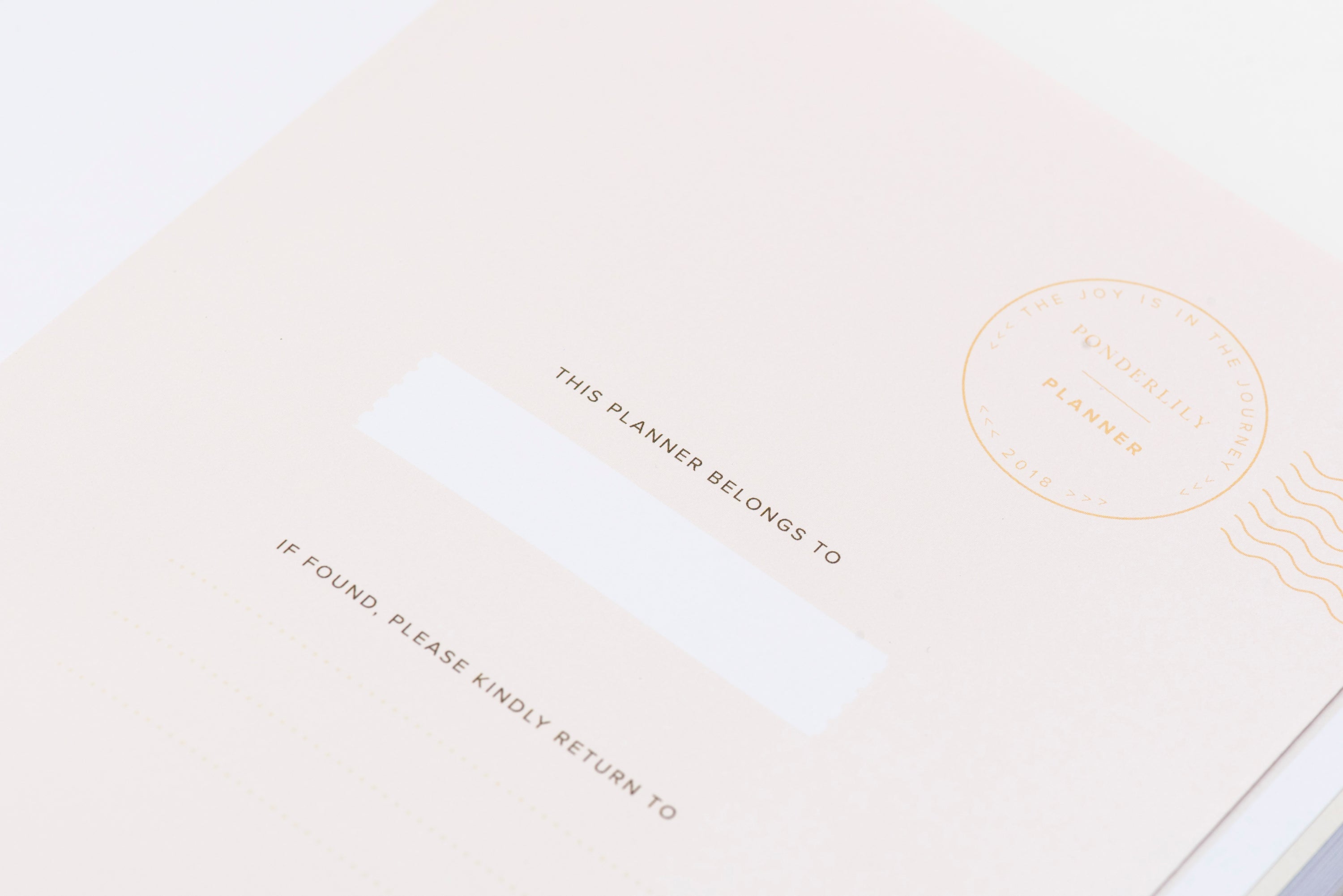 Undated Weekly Ponderlily Planner in Charcoal, featuring eco-friendly materials and elegant design.