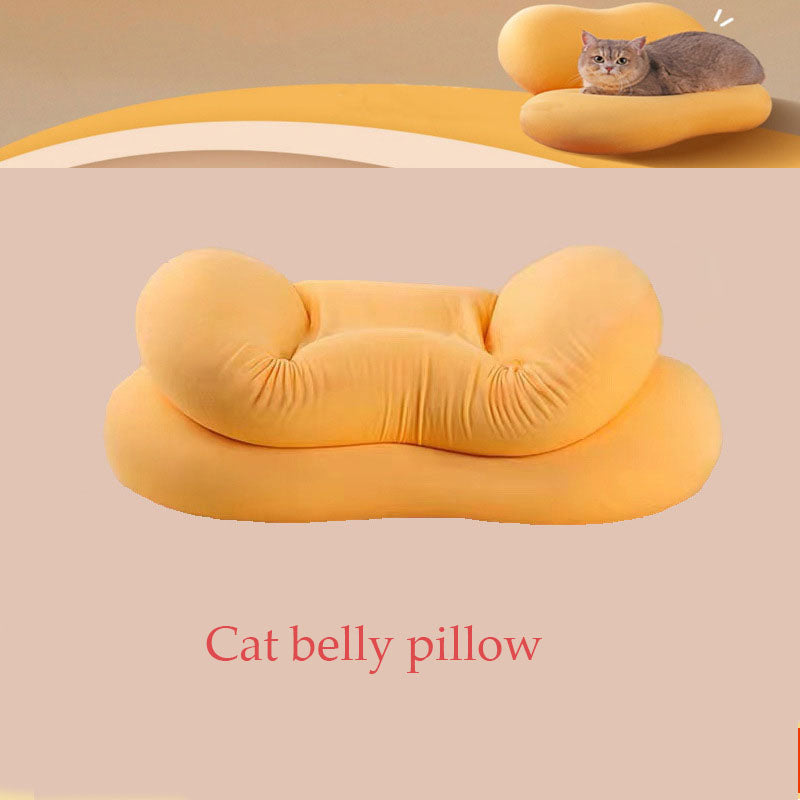 3D Neck Pillow made of memory foam with a soft yellow cotton cover, designed for travel comfort and support.