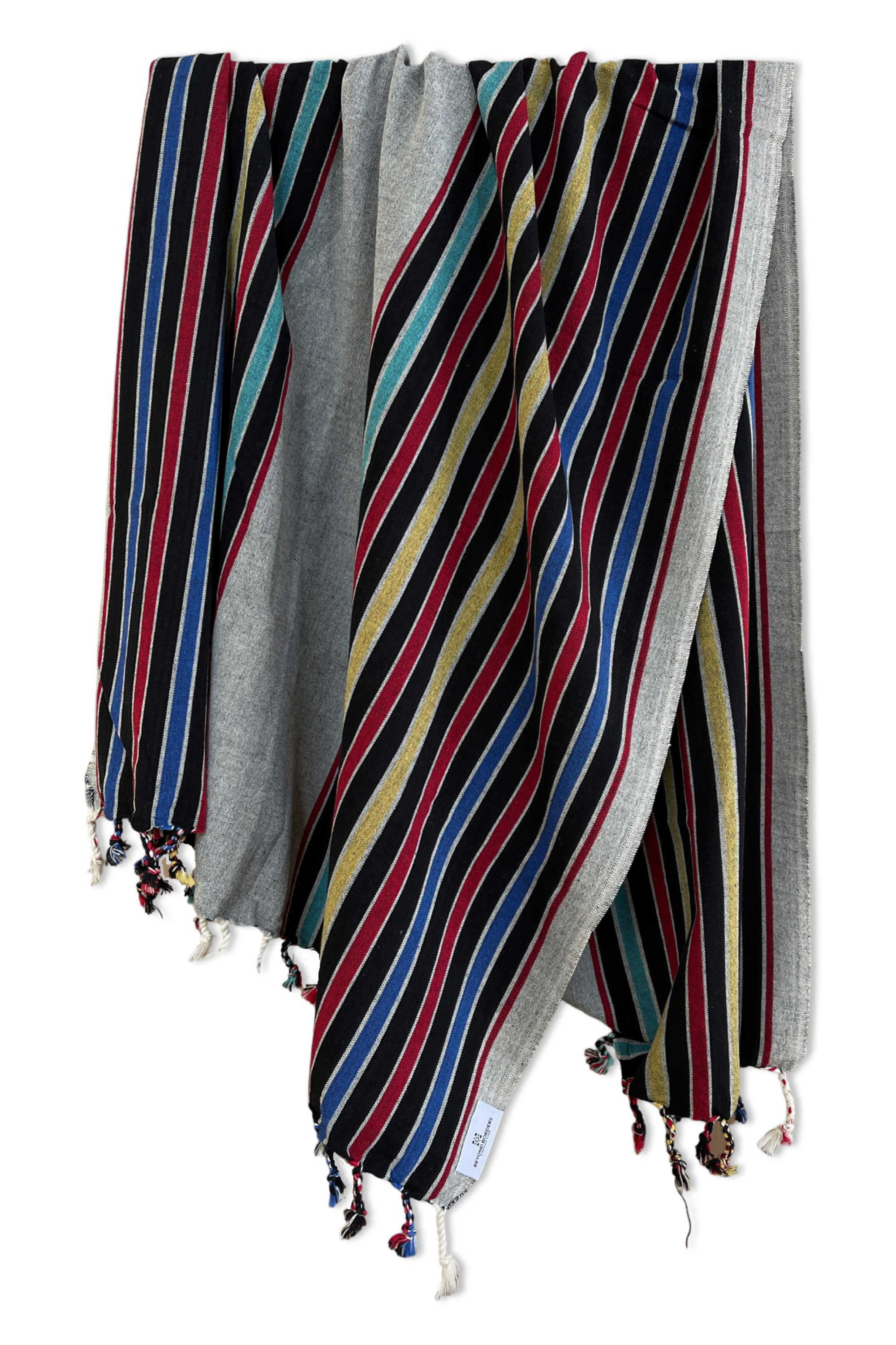 Adem Turkish Cotton Towel in vibrant colors, showcasing its soft texture and lightweight design, perfect for beach and travel.