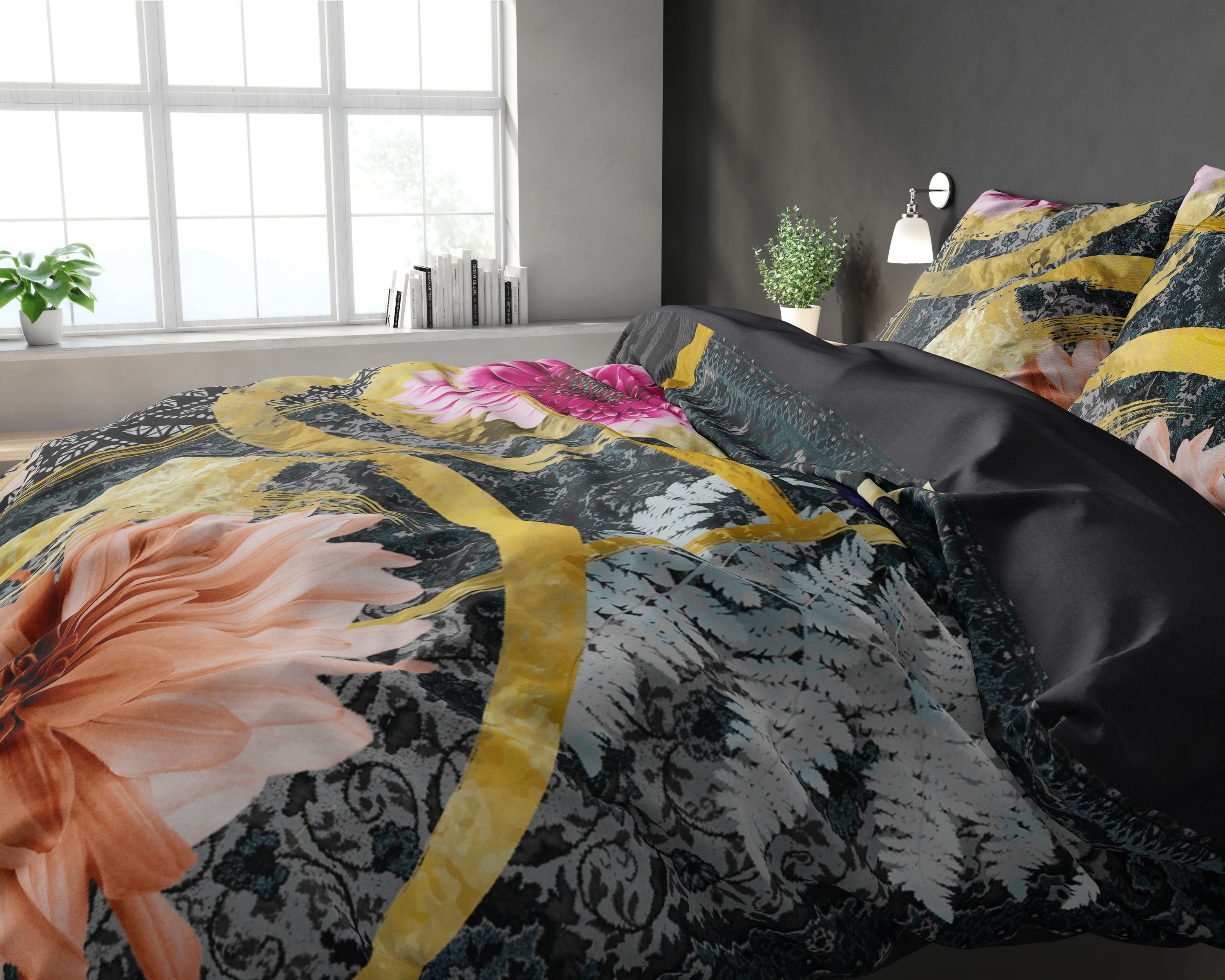 Alladin 140x220 pussilakanasetti, monivärinen, sisältää pussilakanan ja tyynyliinan, valmistettu puuvillasta ja mikroperkaalista.