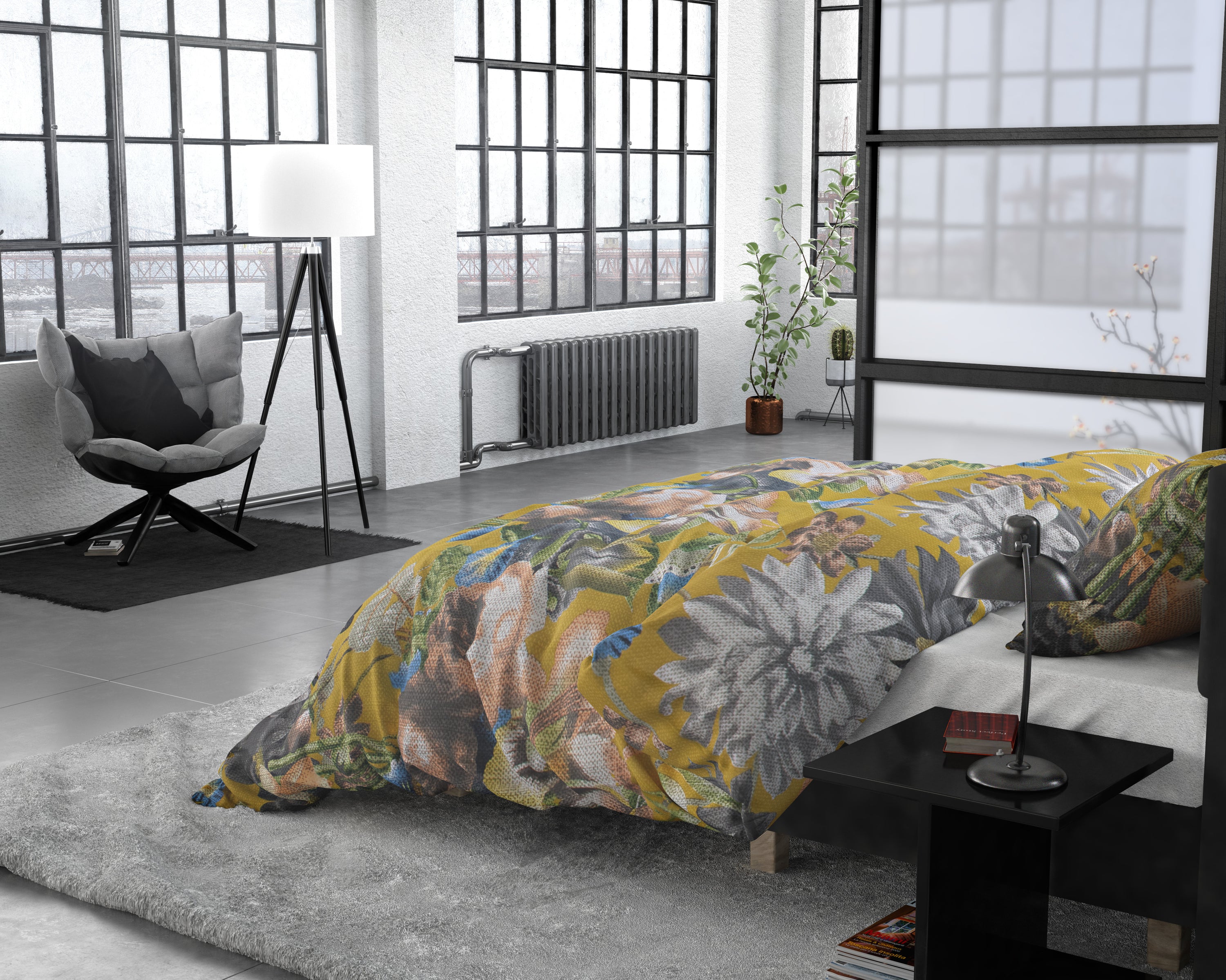 Andolf 140 x 220 pussilakanasetti keltainen väri, valmistettu puuvillasatiinista, sisältää yhden tyynyliinan.